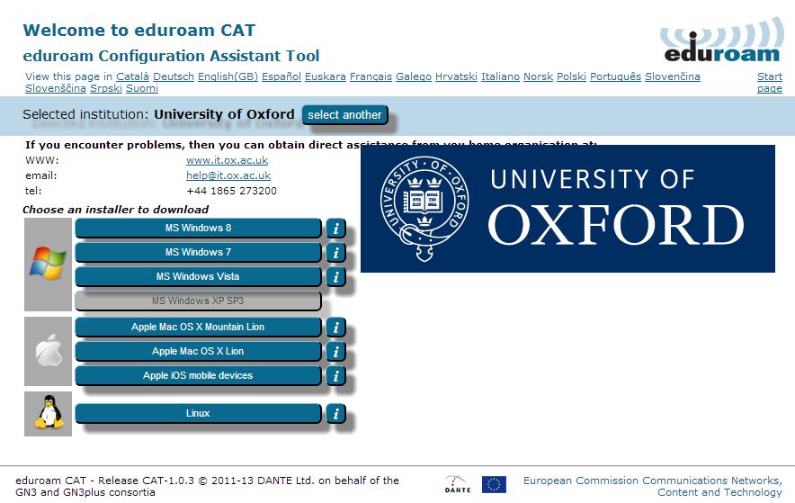 eduroam-cat