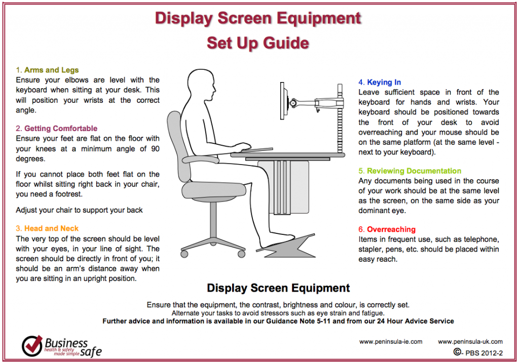 Staff DSE Self Assessment Online Form IT Office Blog
